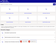 Tablet Screenshot of fahimarts.com